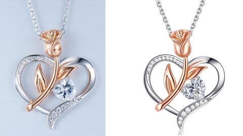 珠寶首飾簡單場景圖處理