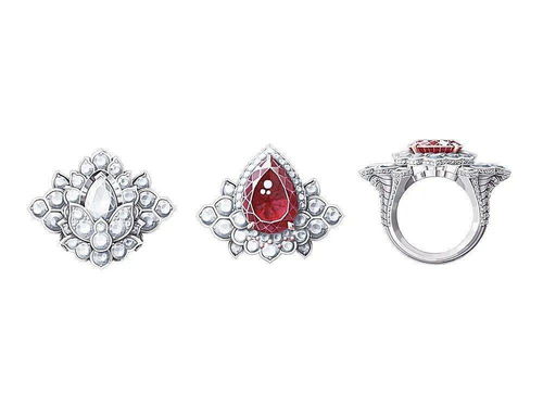 ipad珠寶設(shè)計(jì)手繪圖 那些驚艷的大牌珠寶設(shè)計(jì)手稿